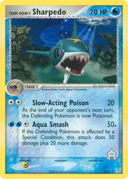 Image for Team Aqua's Sharpedo (18/95) (Team Magma vs Team Aqua) - Pokemon