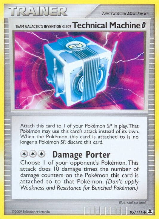 Image for Team Galactic's Invention G-107 Technical Mach. G (95/111) (Rising Rivals) - Pokemon