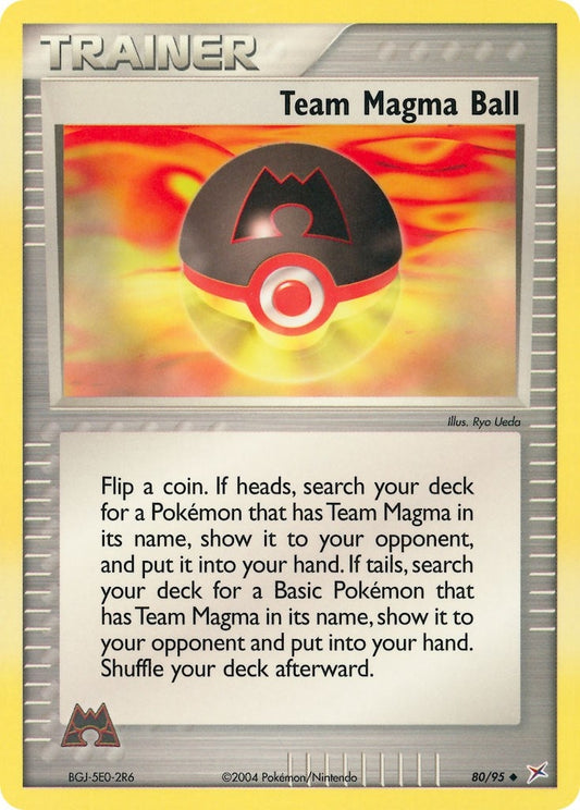 Image for Team Magma Ball (80/95) (Team Magma vs Team Aqua) - Pokemon