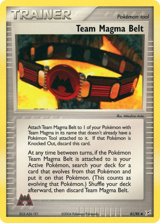 Image for Team Magma Belt (81/95) (Team Magma vs Team Aqua) - Pokemon