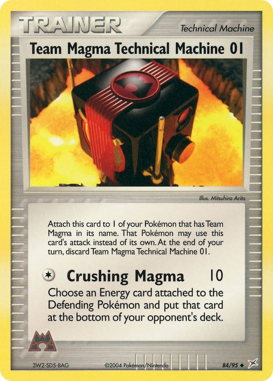 Image for Team Magma Technical Machine 01 (84/95) (Team Magma vs Team Aqua) - Pokemon