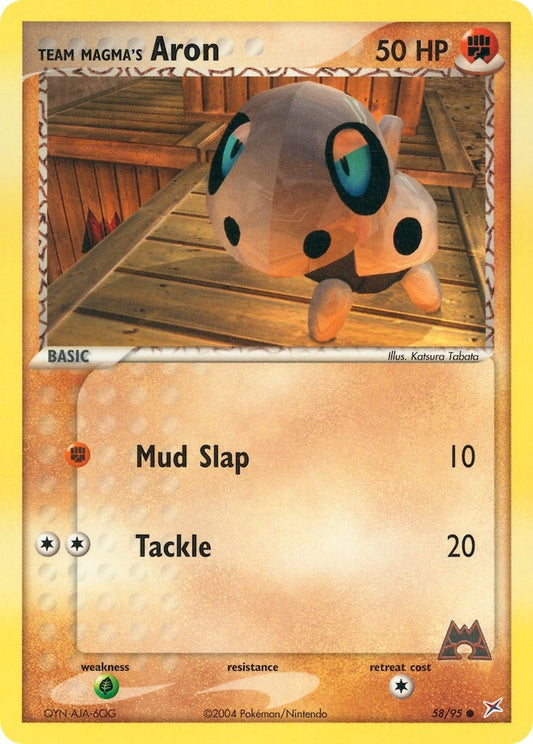 Image for Team Magma's Aron (58/95) (Team Magma vs Team Aqua) - Pokemon