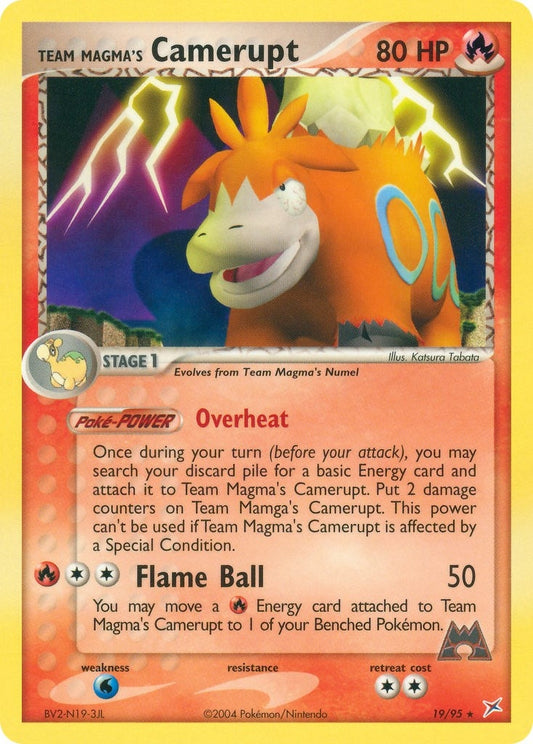 Image for Team Magma's Camerupt (19/95) (Team Magma vs Team Aqua) - Pokemon