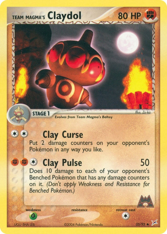 Image for Team Magma's Claydol (33/95) (Team Magma vs Team Aqua) - Pokemon