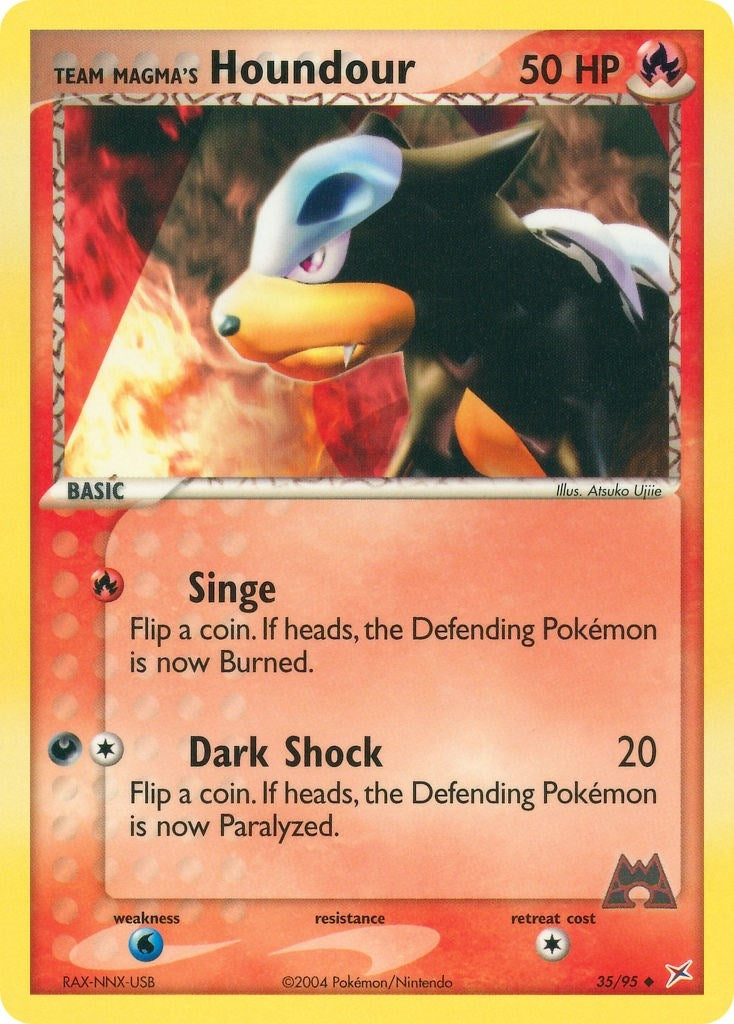 Image for Team Magma's Houndour (35/95) (Team Magma vs Team Aqua) - Pokemon
