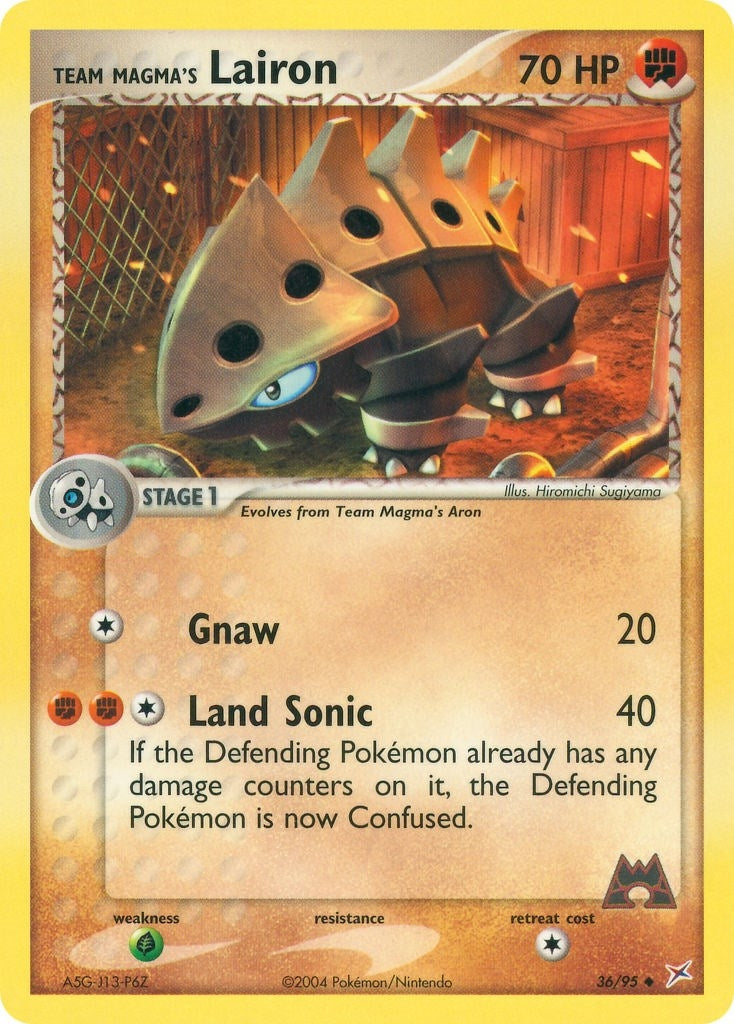 Image for Team Magma's Lairon (36/95) (Team Magma vs Team Aqua) - Pokemon