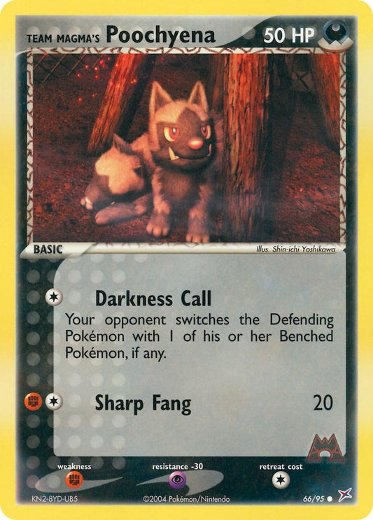 Image for Team Magma's Poochyena (66/95) (Team Magma vs Team Aqua) - Pokemon