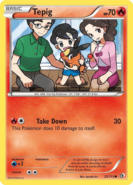 Image for Tepig (25/113) (Legendary Treasures) - Pokemon