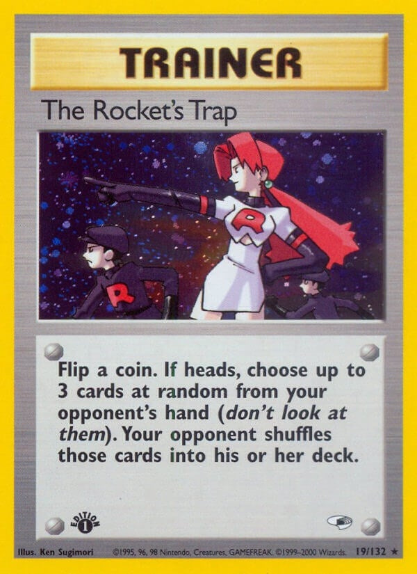 Image for The Rocket's Trap (019/132) (Gym Heroes) - Pokemon