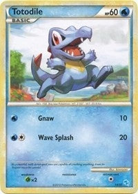 Image for Totodile (#14) (14/30) (HGSS Trainer Kit: Gyarados & Raichu) - Pokemon