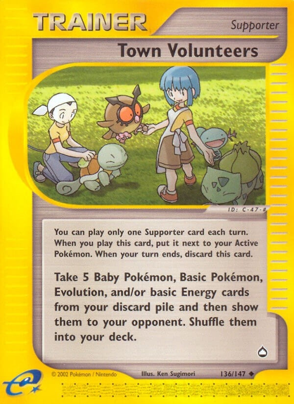 Image for Town Volunteers (136/147) (Aquapolis) - Pokemon