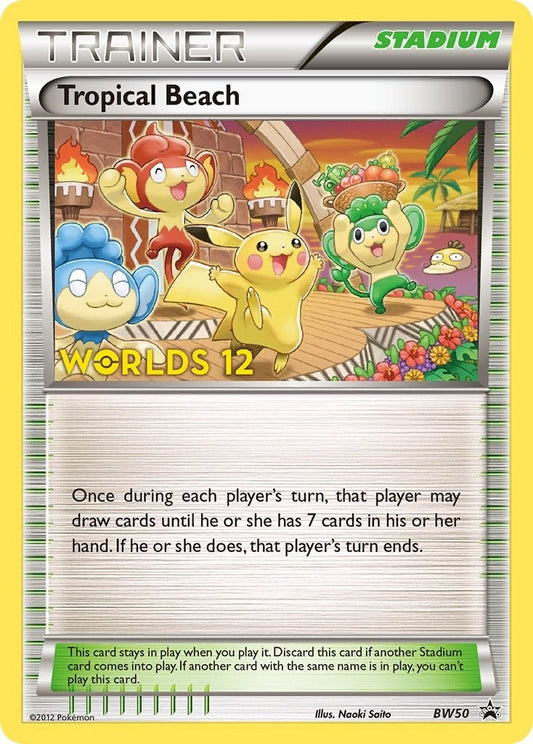 Image for Tropical Beach - BW50 (Worlds 12) (BW50) (Black and White Promos) - Pokemon