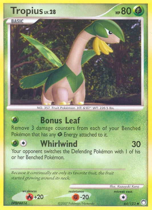 Image for Tropius (64/123) (Mysterious Treasures) - Pokemon