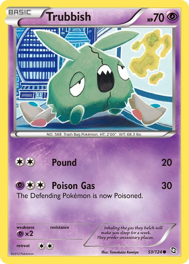 Image for Trubbish (53/124) (Dragons Exalted) - Pokemon