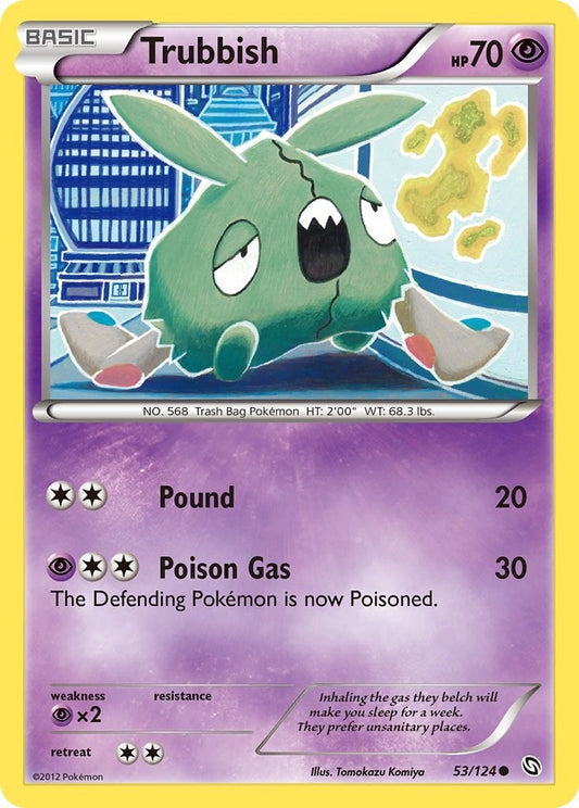 Image for Trubbish (53/124) (Dragons Exalted) - Pokemon