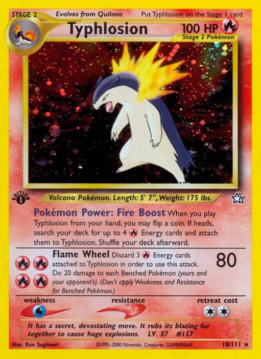 Image for Typhlosion (18) (018/111) (Neo Genesis) - Pokemon