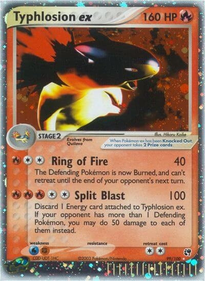 Image for Typhlosion ex (99/100) (Sandstorm) - Pokemon