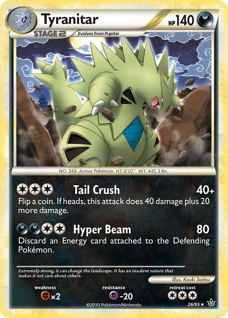 Image for Tyranitar (26/95) (Unleashed) - Pokemon