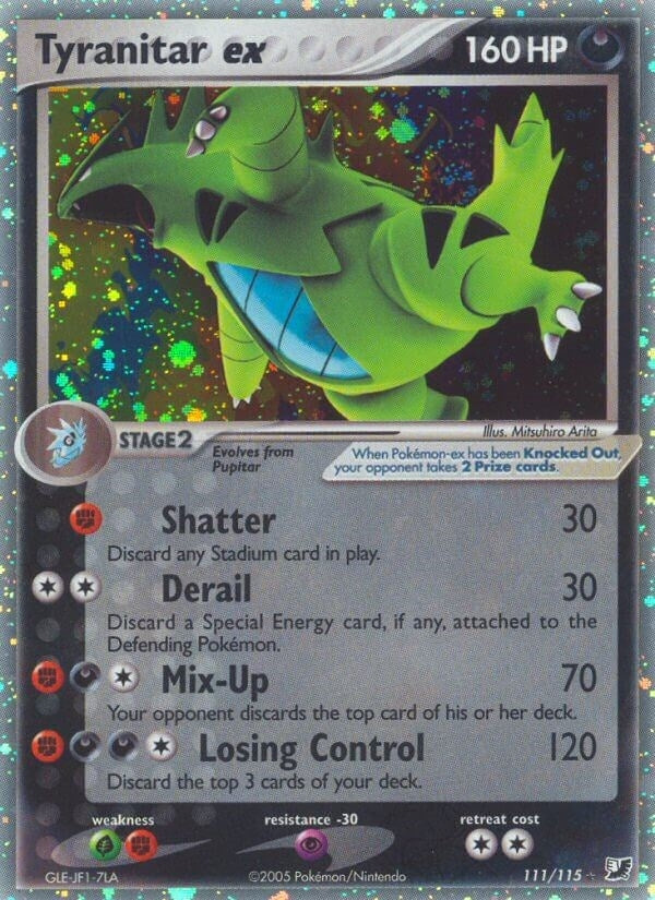 Image for Tyranitar ex (111/115) (Unseen Forces) - Pokemon