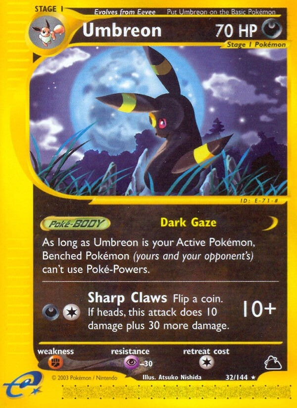 Image for Umbreon (32) (032/144) (Skyridge) - Pokemon
