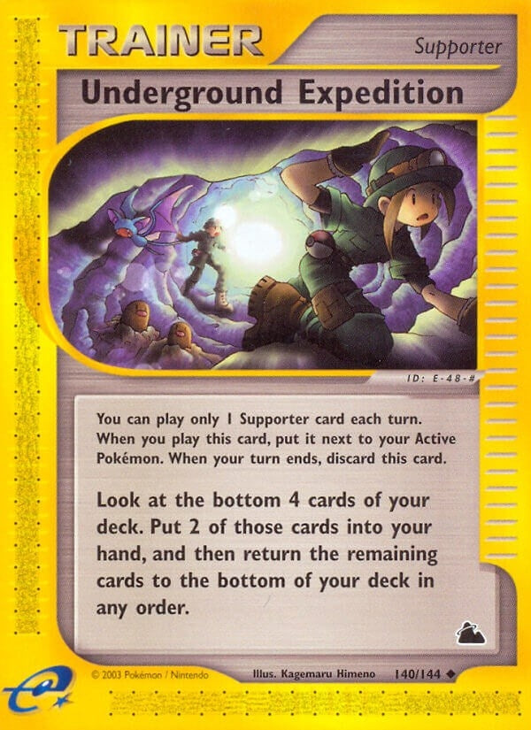 Image for Underground Expedition (140/144) (Skyridge) - Pokemon