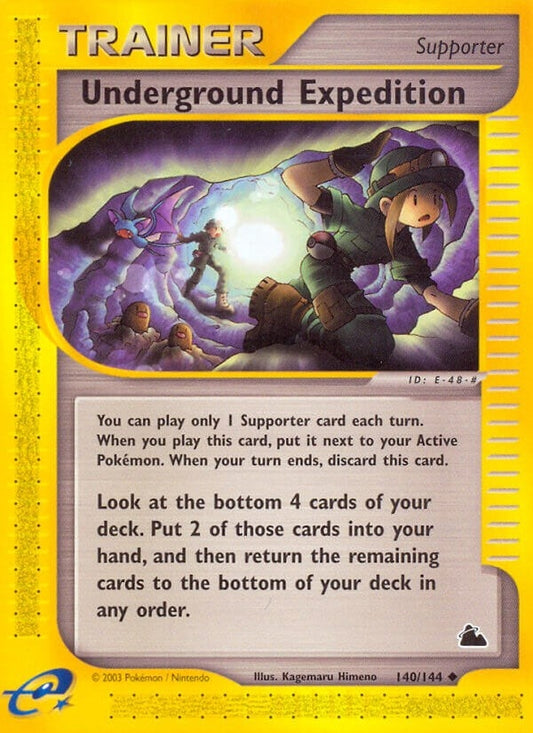 Image for Underground Expedition (140/144) (Skyridge) - Pokemon