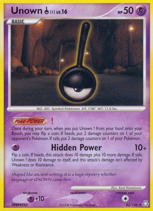 Image for Unown (!) (42/146) (Legends Awakened) - Pokemon