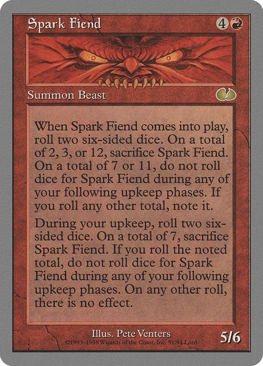 Image for Spark Fiend (51) (Unglued) - Magic: The Gathering