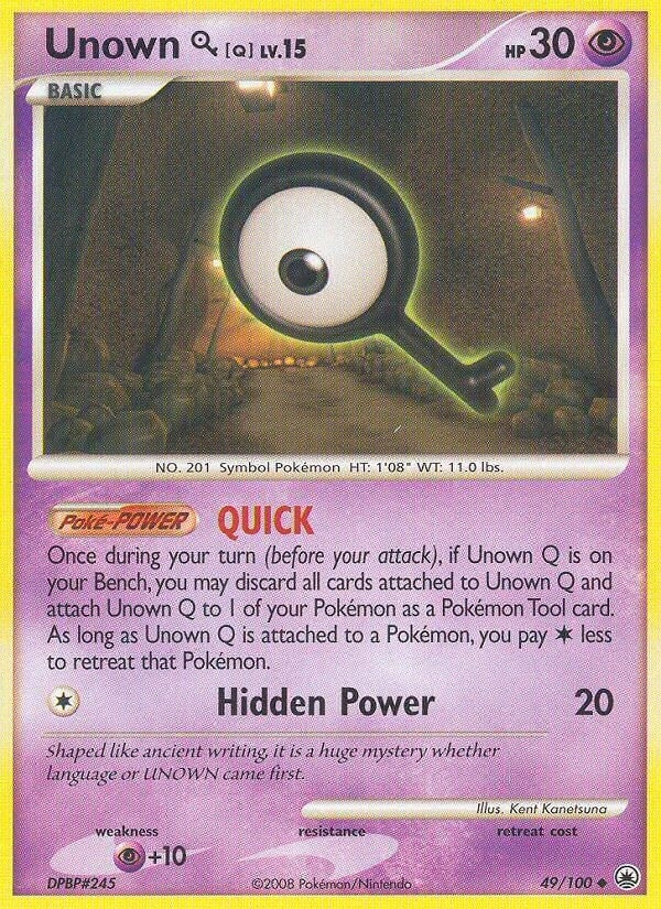 Image for Unown [Q] (49/100) (Majestic Dawn) - Pokemon