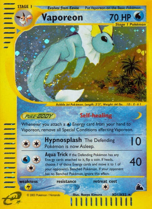 Image for Vaporeon (H31) (H31/H32) (Skyridge) - Pokemon