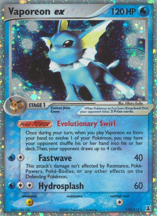 Image for Vaporeon ex (110/113) (Delta Species) - Pokemon