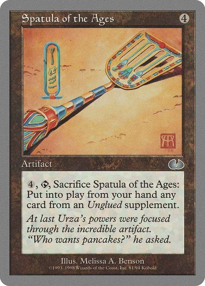 Image for Spatula of the Ages (81) (Unglued) - Magic: The Gathering