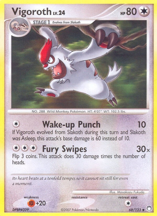 Image for Vigoroth (68/123) (Mysterious Treasures) - Pokemon