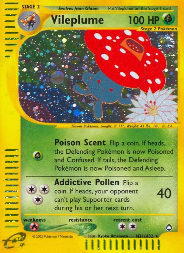Image for Vileplume (H31) (H31/H32) (Aquapolis) - Pokemon
