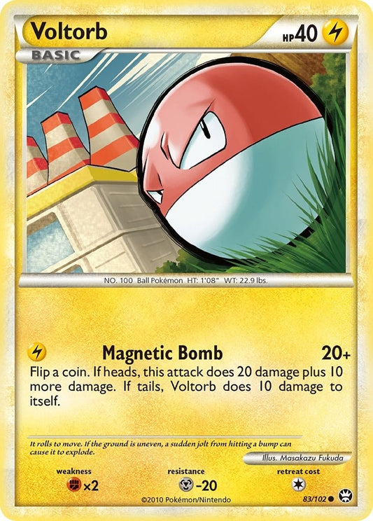 Image for Voltorb (83/102) (Triumphant) - Pokemon