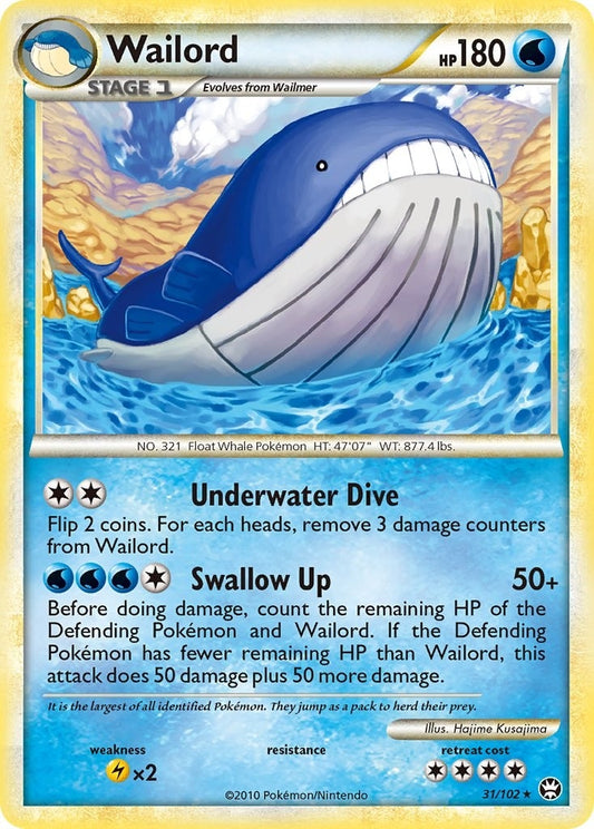 Image for Wailord (31/102) (Triumphant) - Pokemon