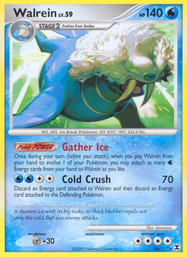Image for Walrein (36/111) (Rising Rivals) - Pokemon