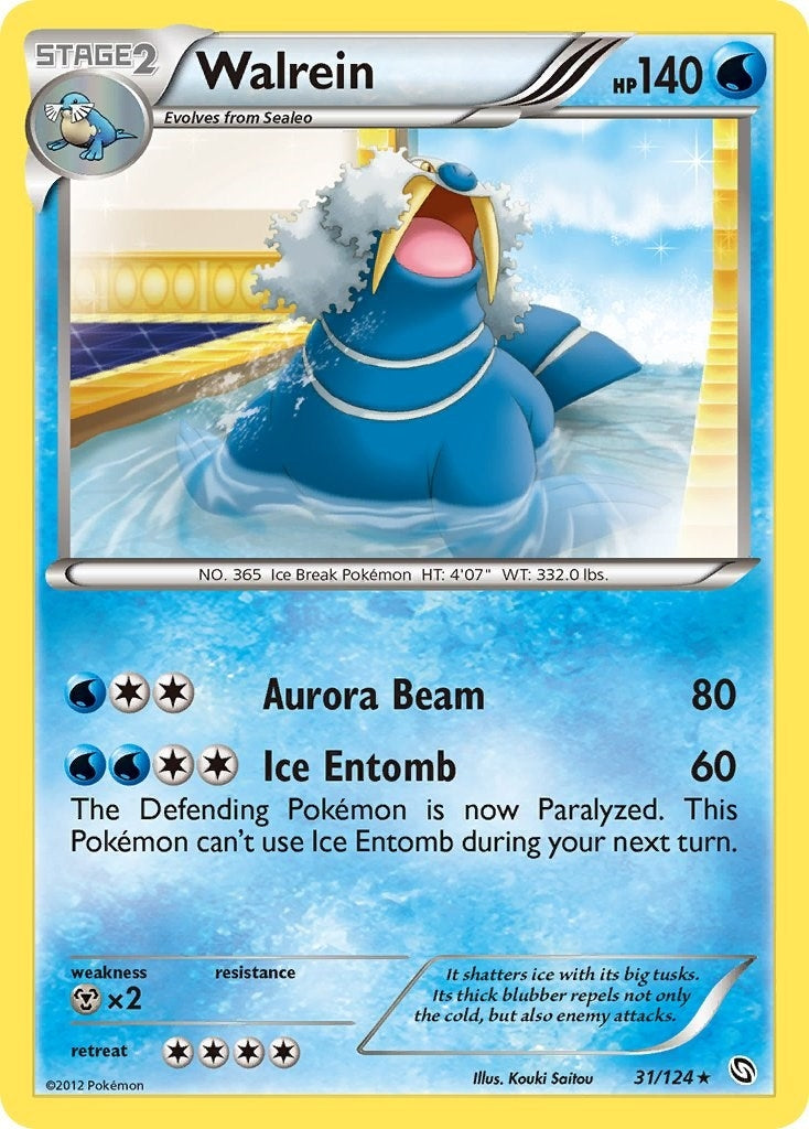 Image for Walrein (31/124) (Dragons Exalted) - Pokemon