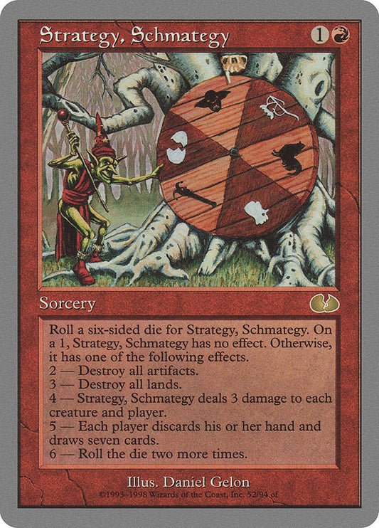 Image for Strategy, Schmategy (52) (Unglued) - Magic: The Gathering