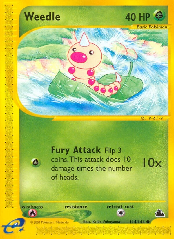 Image for Weedle (114) (114/144) (Skyridge) - Pokemon