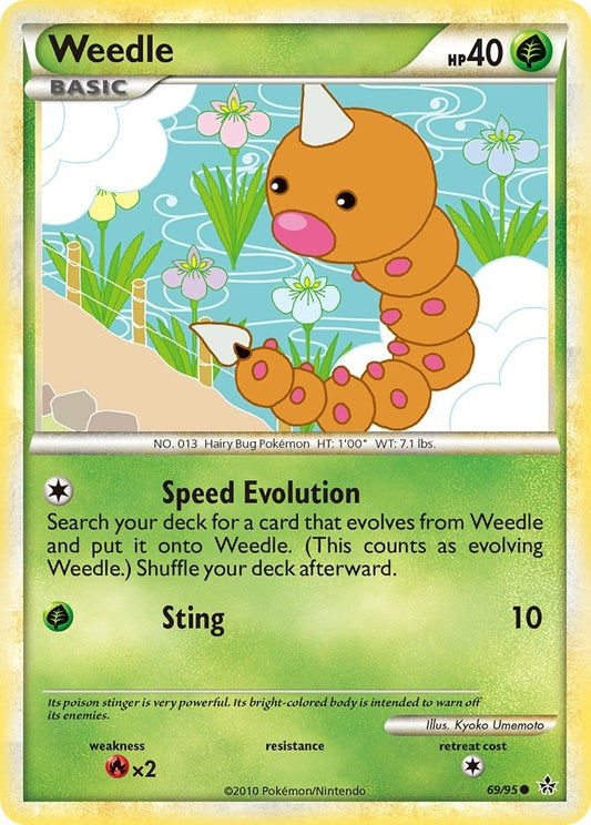 Image for Weedle (69/95) (Unleashed) - Pokemon