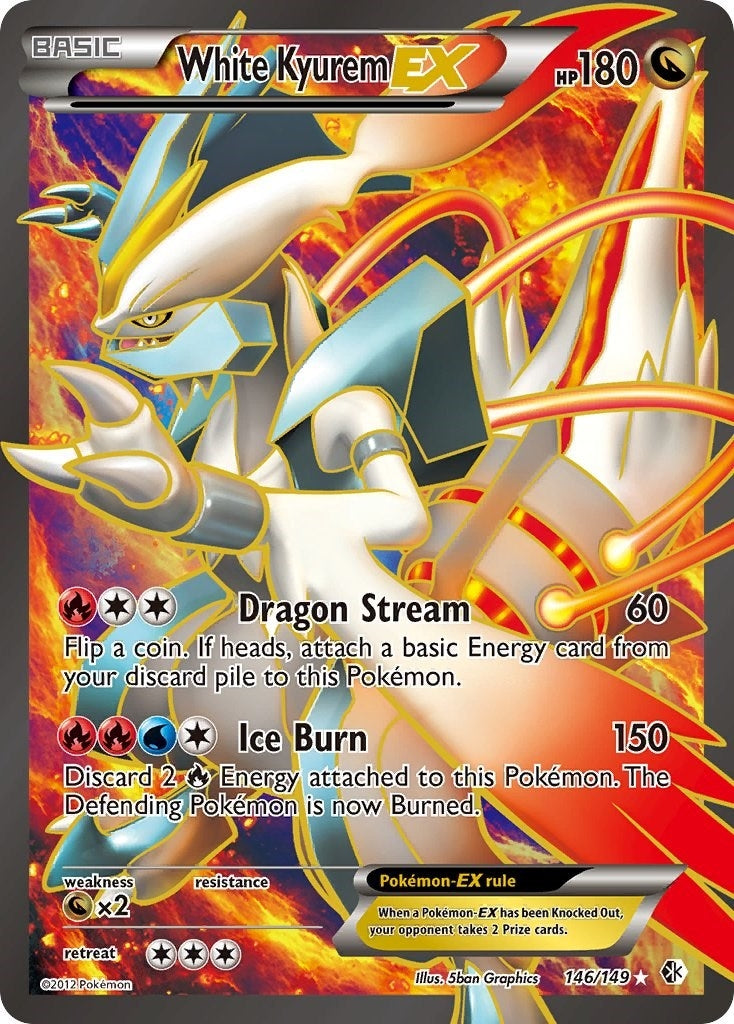 Image for White Kyurem EX (146 Full Art) (146/149) (Boundaries Crossed) - Pokemon