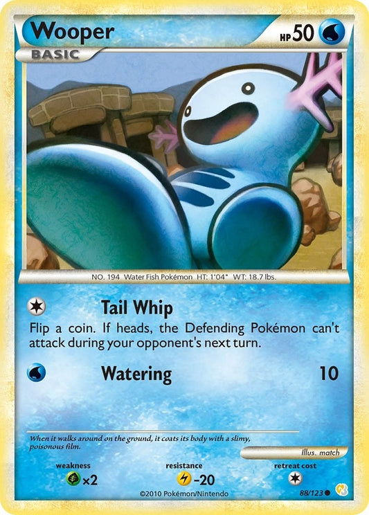 Image for Wooper (88/123) (HeartGold SoulSilver) - Pokemon