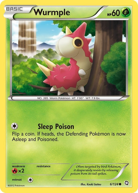 Image for Wurmple (6/124) (Dragons Exalted) - Pokemon