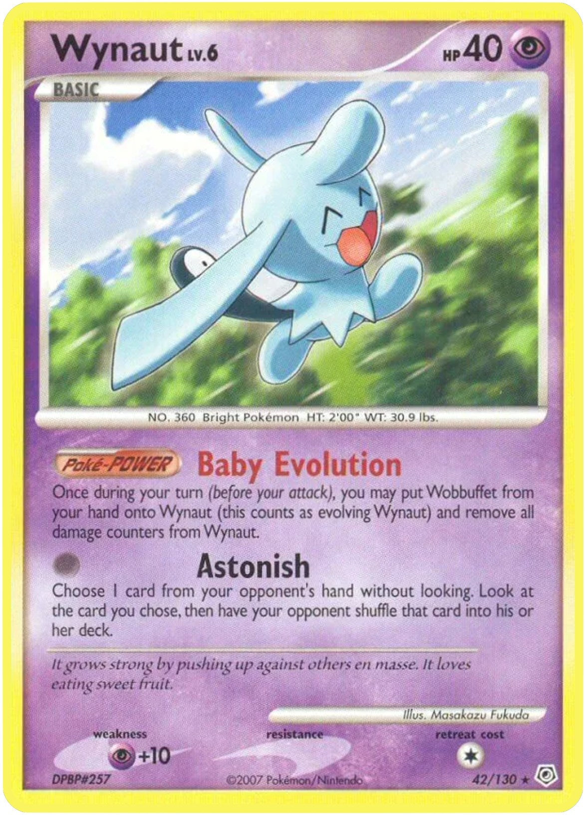 Image for Wynaut (42/130) (Diamond and Pearl) - Pokemon