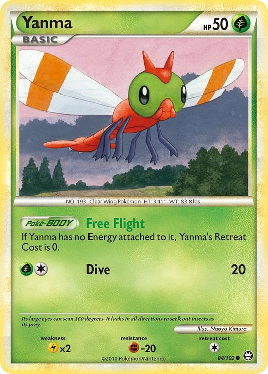 Image for Yanma (84/102) (Triumphant) - Pokemon
