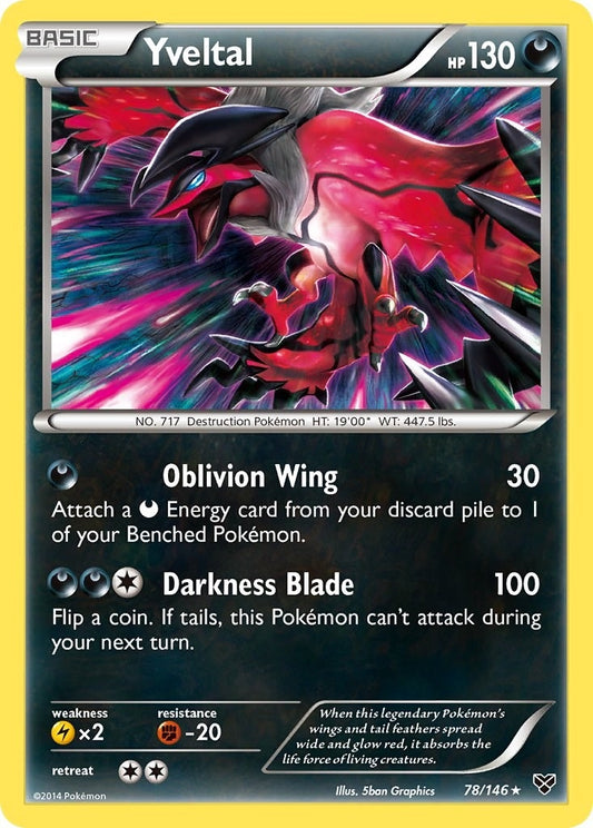 Image for Yveltal (78/146) (XY Base Set) - Pokemon
