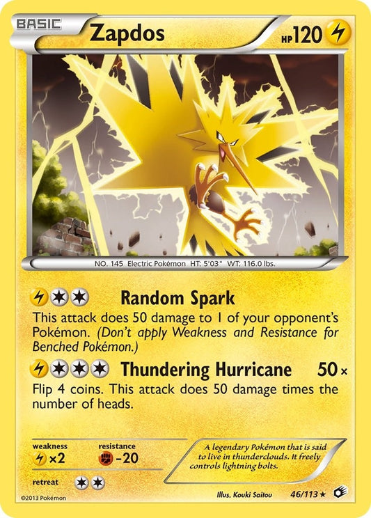 Image for Zapdos (46/113) (Legendary Treasures) - Pokemon
