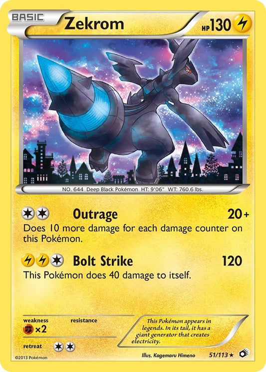 Image for Zekrom (51/113) (Legendary Treasures) - Pokemon