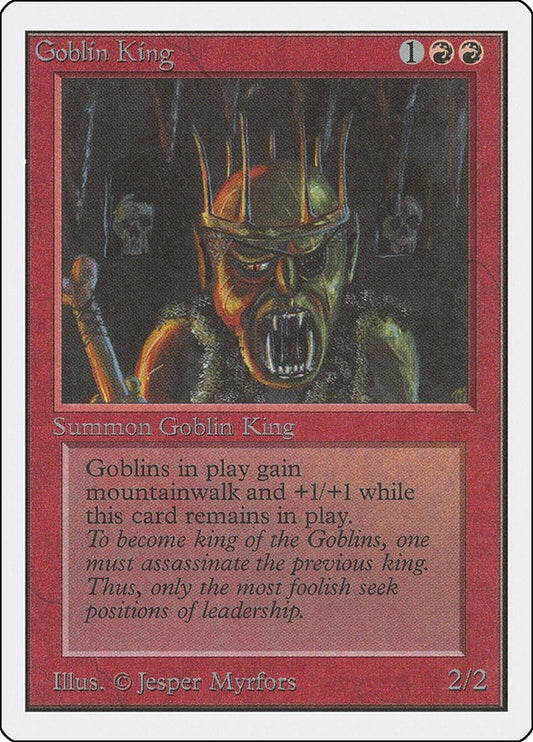 Image for Goblin King (Unlimited Edition) - Magic: The Gathering